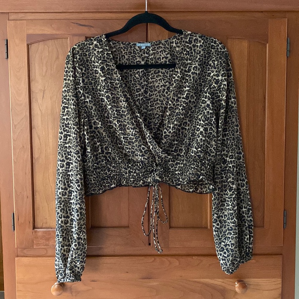 Charlotte Russe Leopard blouse